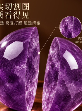 【已祝福发出】天然紫水晶球原石