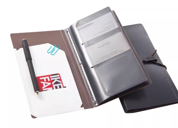 齐心 A7623  多功能卡片册 名片册差旅册商务出差旅行册收纳包证件包护照卡办公 - 图3