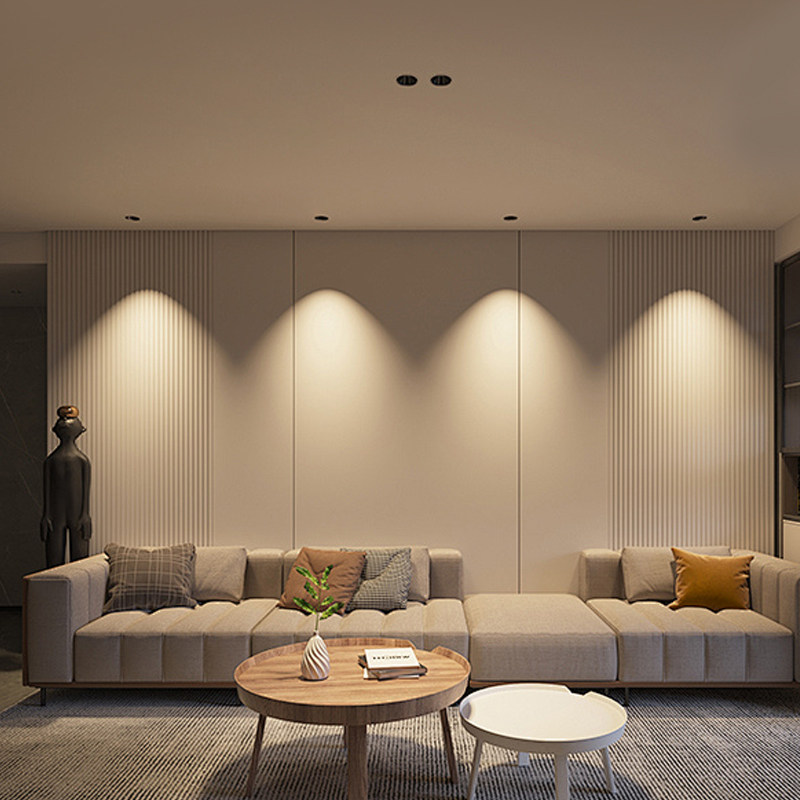 深藏防眩光射灯cob天花灯家用客厅嵌入式led筒灯全光谱照明洗墙灯,淘宝优惠券,粉丝福利购,淘宝优惠卷