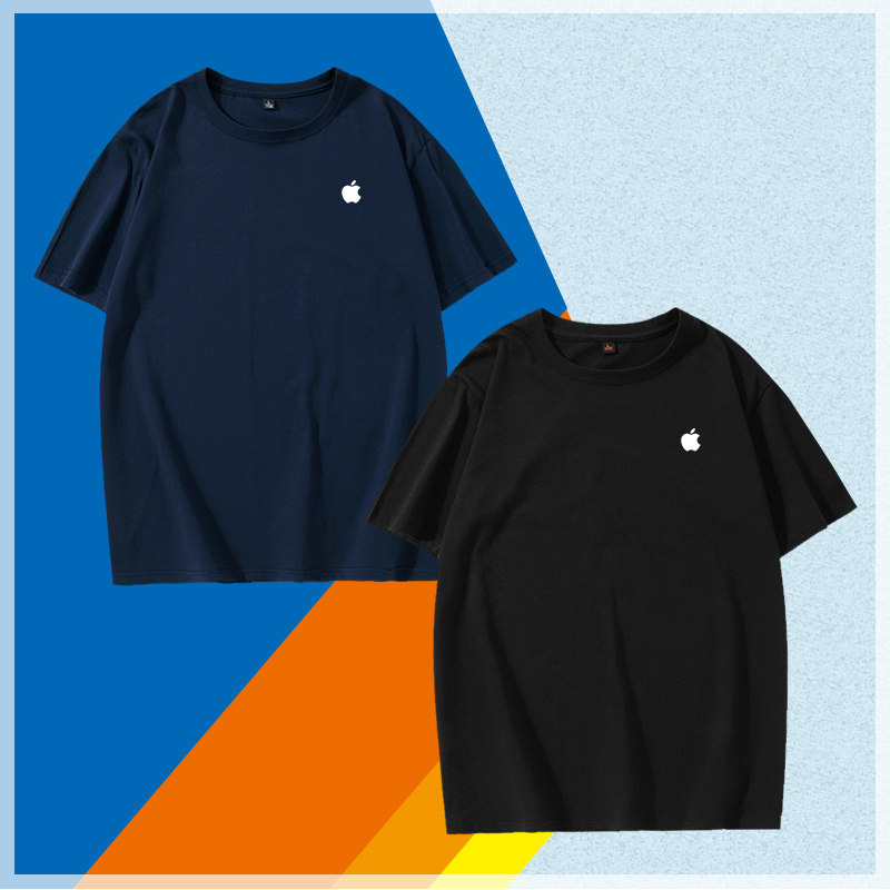 定制手机体验店短袖苹果专卖店t恤 悠健T恤