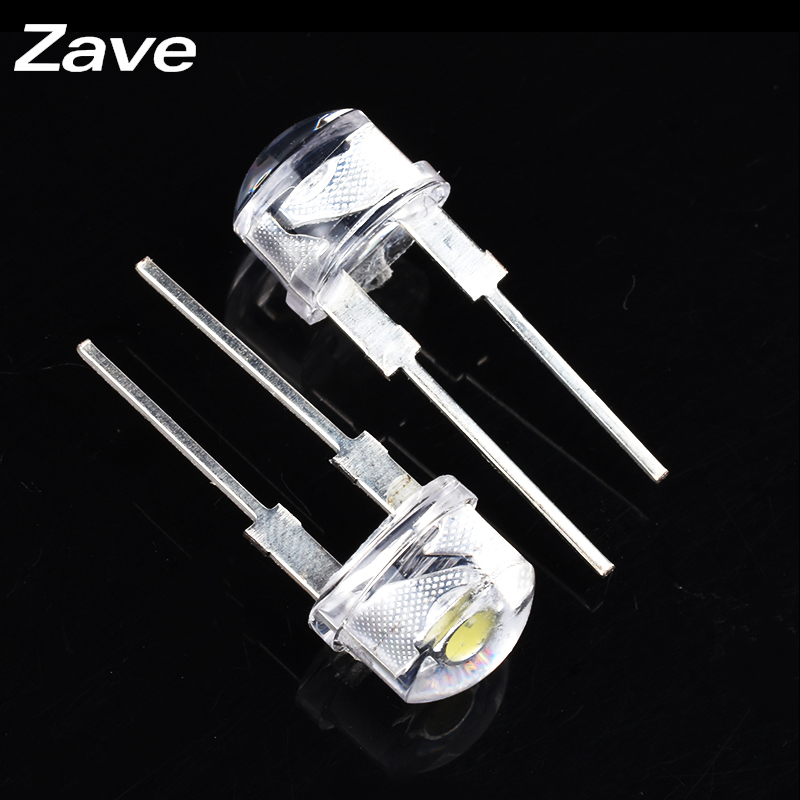 8MM/F8 草帽LED发光二极管灯珠白发白红绿蓝黄粉色 0.5/0.75W直插,淘宝优惠券,粉丝福利购,淘宝优惠卷