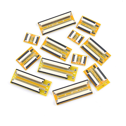 FPC延长座10P/24P/30P/40P/50P软排线延长板0.5/1.0FFC排线转接座 - 图0