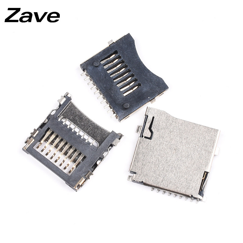 SD/MINI/TF/MICRO卡座卡槽卡托卡套大小/长短体带自弹式翻盖贴片_虎窝淘