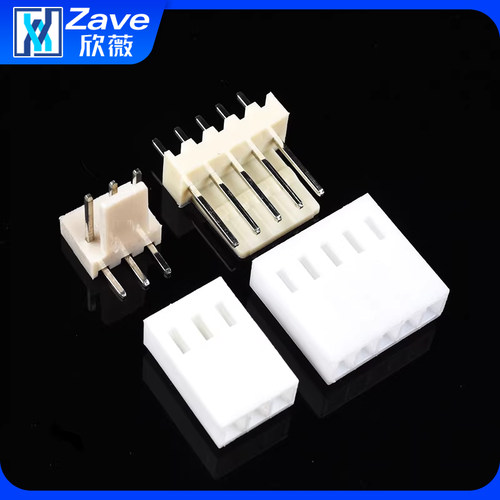 KF2510直针弯针胶壳2.54mm间距插头/座2/3/4/5/6/7/8/9/10P接插件 - 图3
