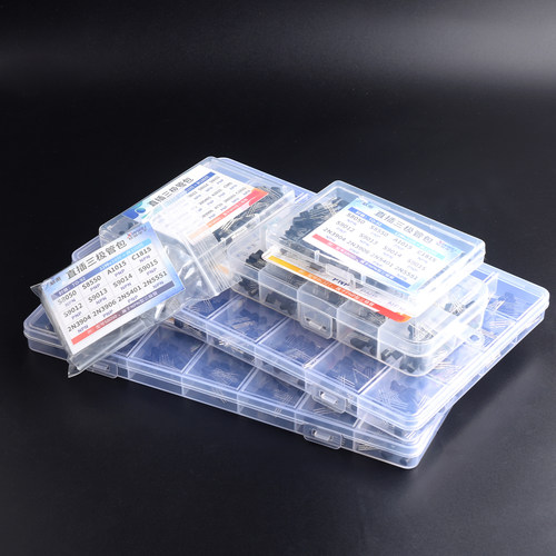 直插TO-92三极管包S9012S9013S8050SS8550常用元件包混装样品包 - 图0