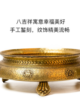 进口手工聚宝盆高档摆件礼物