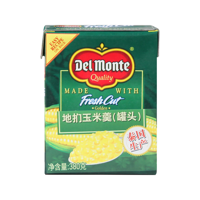 【三盒装】地扪Delmonte泰国原装进口玉米羹即食营养代餐玉米低卡