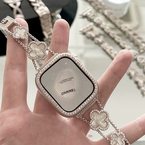 [Модель Starlight Diamond] Apply Apple Watch Bess Apple Watch S10/S9/8/7/6 Металлический Botten Diamond Star Light Botten Iwatch8 браслет из нержавеющей стали ниша SE