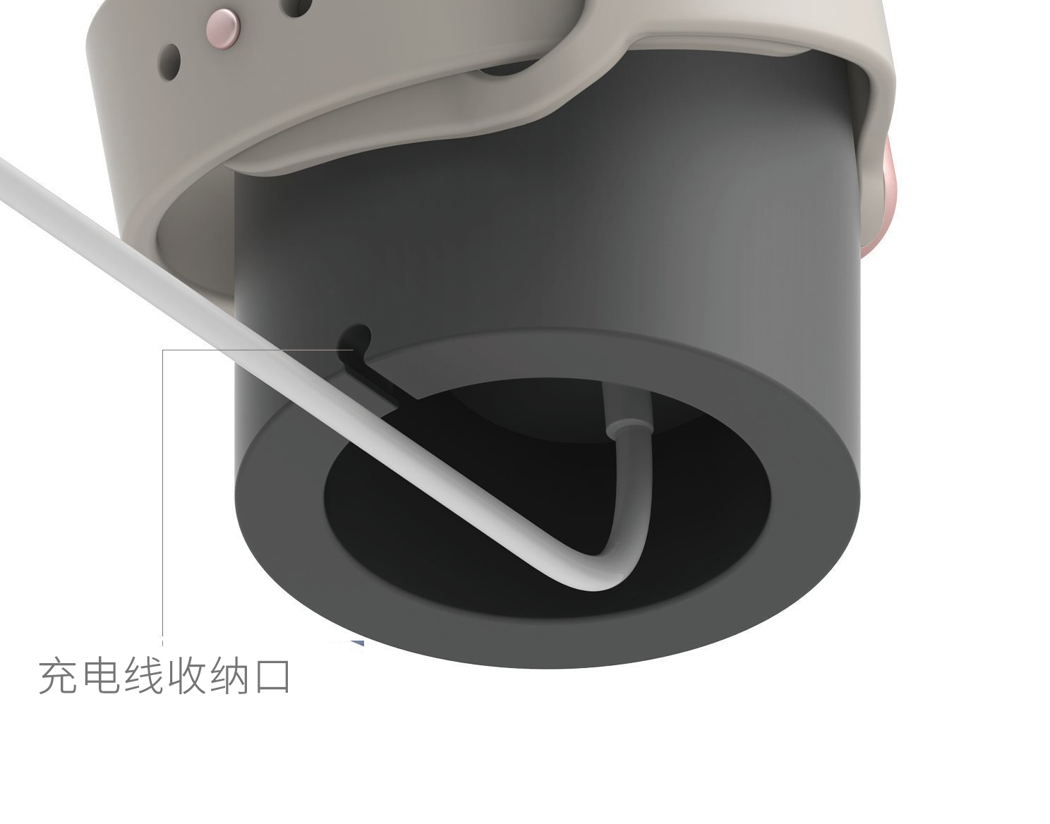 软硅胶苹果手表充电器支架AppleWatch2/3/4/5代底座iwatch5配件收纳架iwatch38/42/44mm座充创意通用-图1