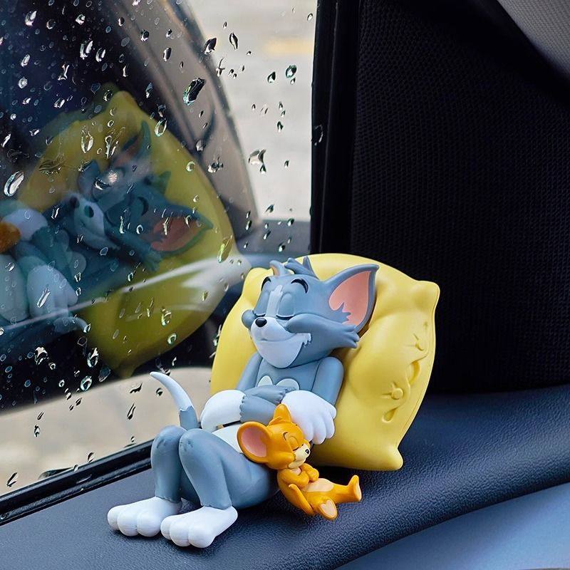 猫和老鼠汽车摆件装饰可爱汤姆杰瑞卡通手办小玩偶摆件女车内饰品,淘宝优惠券,粉丝福利购,淘宝优惠卷