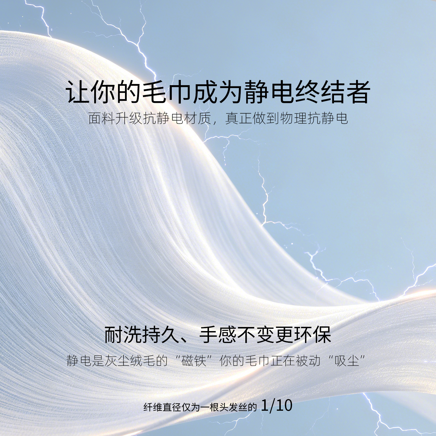 【温迪】WENDY软云绒毛巾10A抗菌面巾吸水A类家用洗脸手巾擦头发