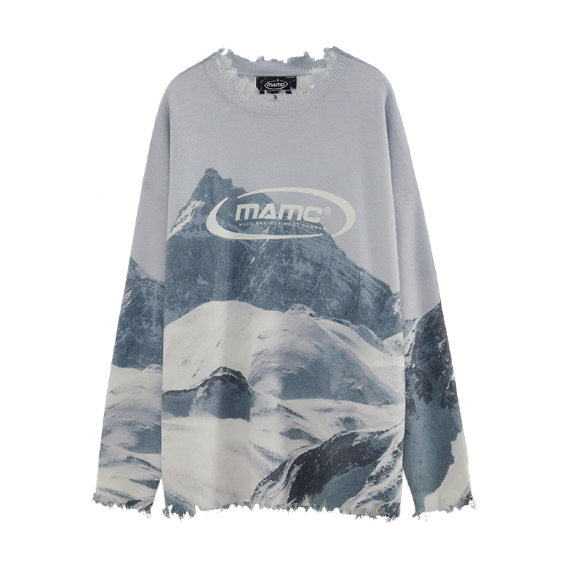 mamc雪山宽松秋冬季情侣装外穿毛衣 mamc针织衫/毛衣