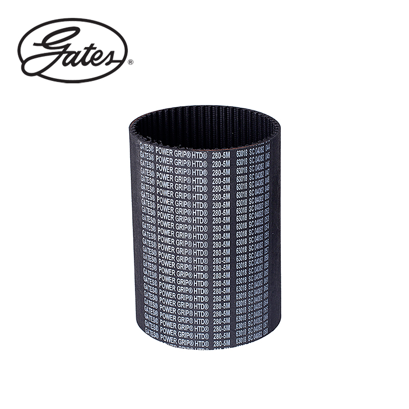 盖茨/gates工业皮带 圆弧齿同步带HTD5M670到810 橡胶带 - 图0