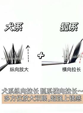 犬系＋狐系的结合！落尾漫画睫