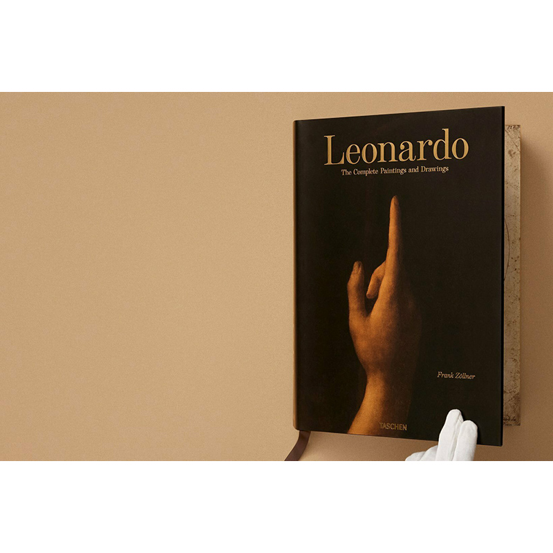 现货TASCHEN Leonardo da Vinci. Complete Paintings and Drawings达·芬奇绘画素描全集特大画册收藏美术艺术画集精装进口图书-图0