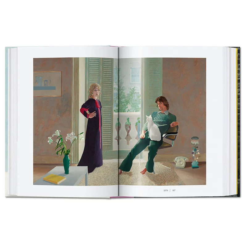 [Готовый товар] TASCHEN [45-я юбилейная редакция] Давид Хокни английский альбом с живописью коллекция современного искусства поп-арт импорт оригинальная TASCHEN книга единичный экземпляр доступен
