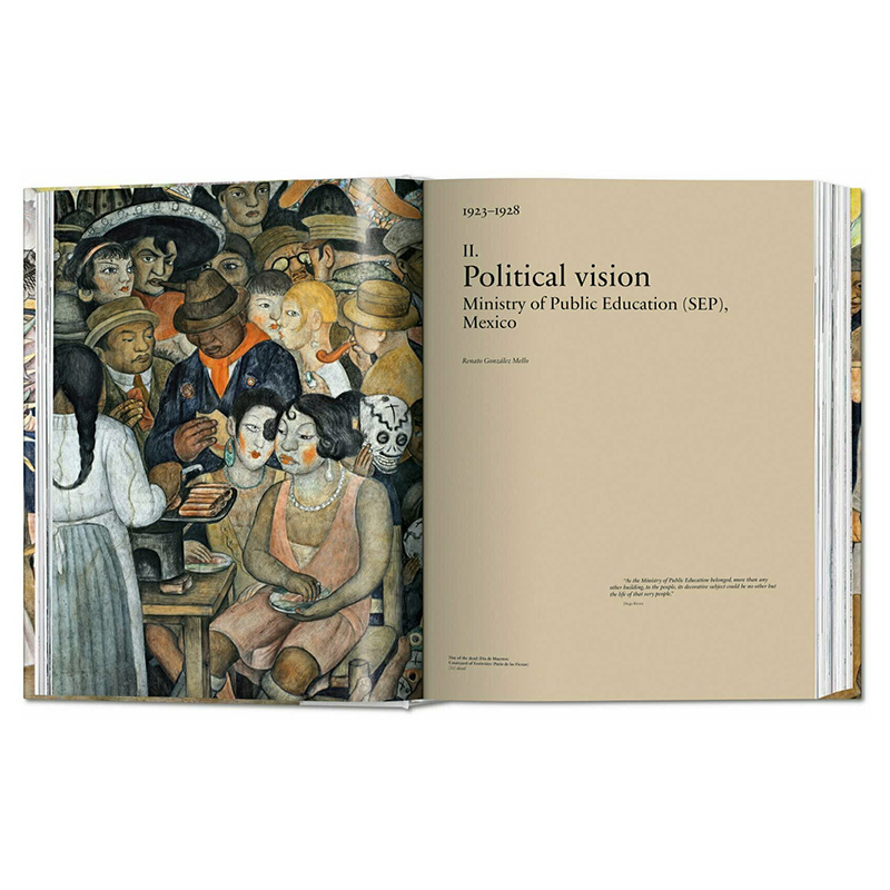 【现货】【TASCHEN】迭戈·里维拉：壁画全集 Diego Rivera. The Complete Murals 原版英文艺术画册画集 - 图1