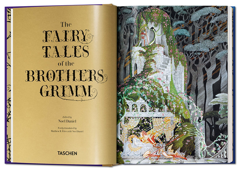 【现货】塔森TASCHEN Fairy Tales. Grimm& Andersen40周年精装版童话故事格林与安徒生合集儿童故事亲子阅读英文进口原版图书-图3