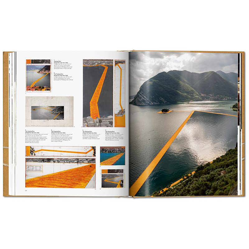 现货[TASCHEN]Christo and Jeanne-Claude.Updated Edition克里斯托·克劳德和珍妮·克劳德夫妇大地包裹艺术设计作品原版进口图书-图2