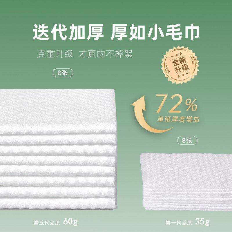 一次性洗脸巾抽取式棉柔巾洁面巾 粉陌化妆品化妆/美容工具