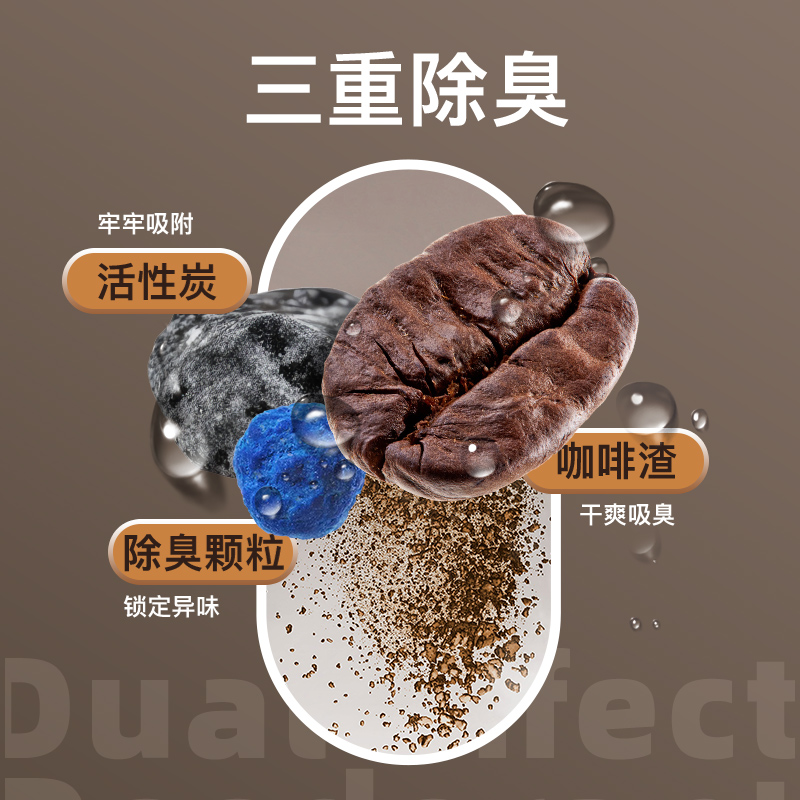 AFP混合猫砂咖啡渣膨润土活性炭除臭快速结团低尘整箱装可冲厕所