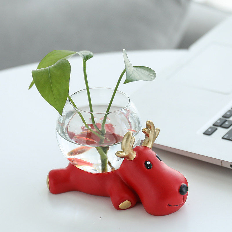 水培植物玻璃瓶透明玻璃花瓶容器绿萝卡通花盆圆球形鱼缸水养器皿,淘宝优惠券,粉丝福利购,淘宝优惠卷