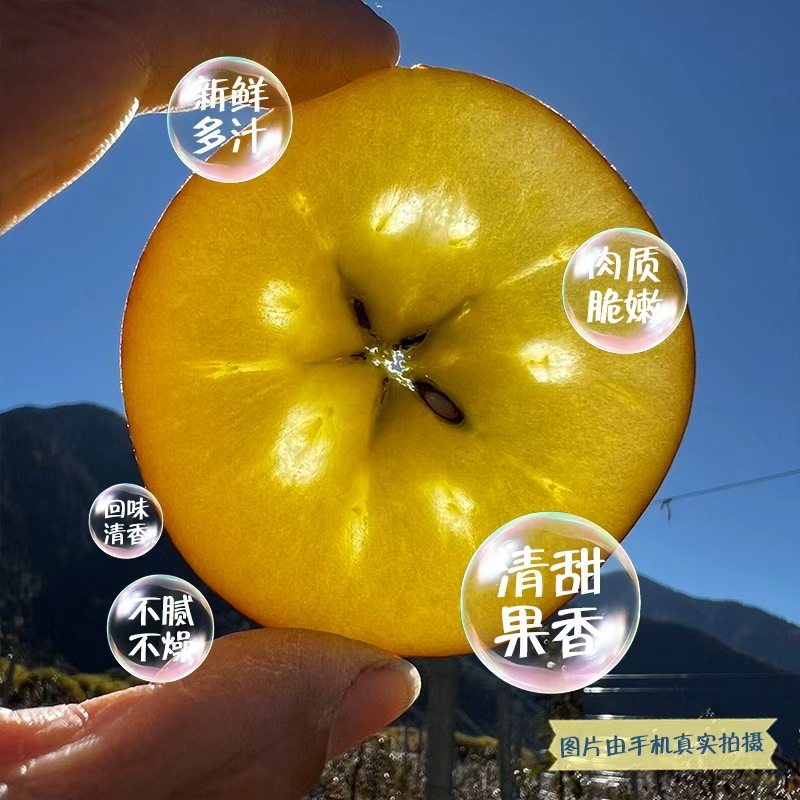 西藏林芝丑苹果海拔2900米高原生态种植甜脆2025水果新鲜当季,淘宝优惠券,粉丝福利购,淘宝优惠卷