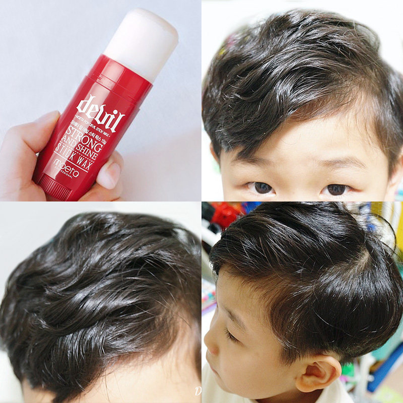 韩国定型天然不伤发大背头整理发胶 moeta头发造型