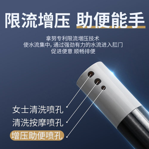 拿努韩国智能马桶盖全自动家用即热式盖板暖风冲洗加热坐便器座圈 - 图1