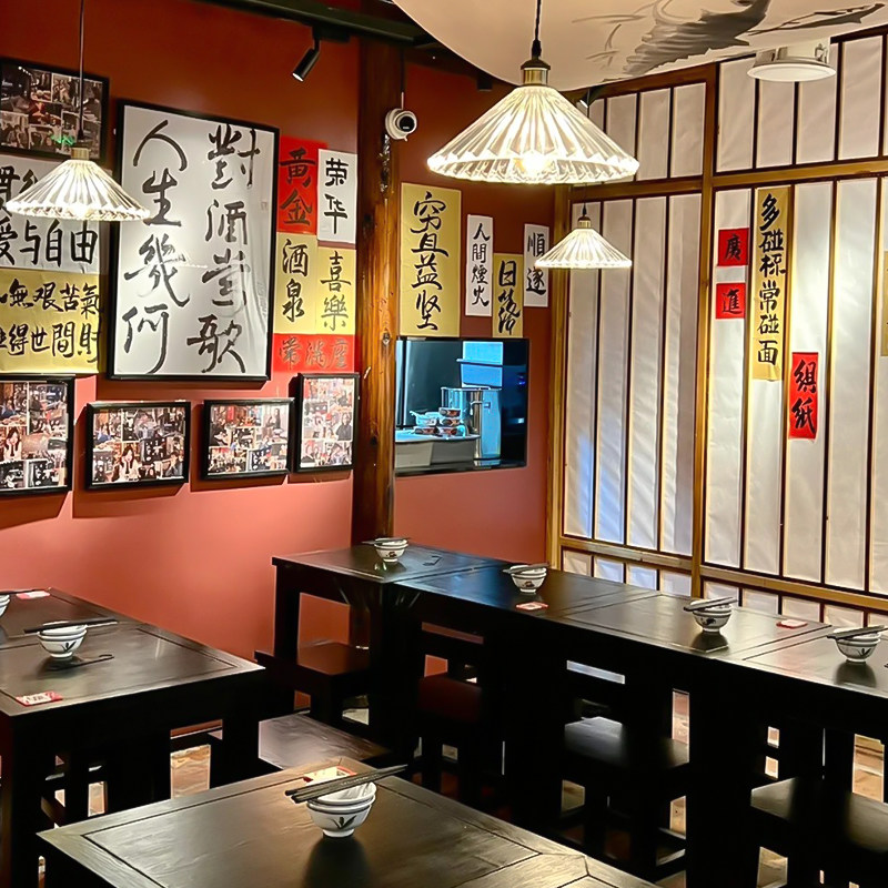 再三杯中式小酒馆桌椅套装老榆木全实木复古方形多人餐桌椅日式桌,淘宝优惠券,粉丝福利购,淘宝优惠卷