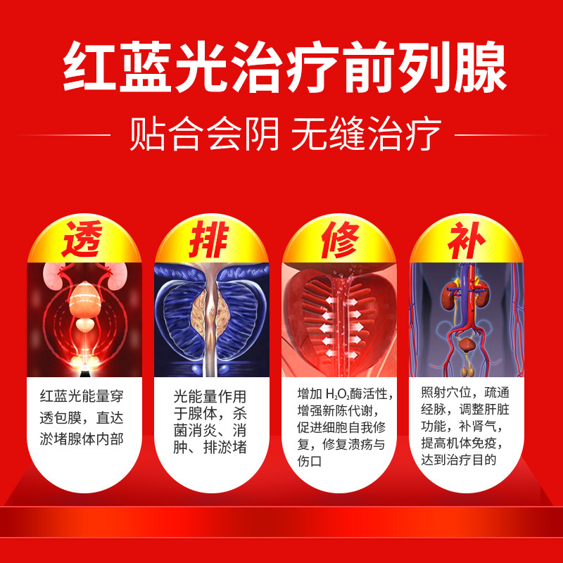 益健堂前列腺炎连治疗器led按摩器 益健堂医疗器械理疗仪（器械）