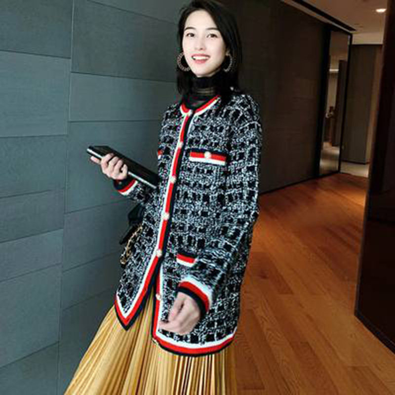 新阿玛施旗舰店官网2020秋冬针织衫 新颖阿玛施正毛呢外套