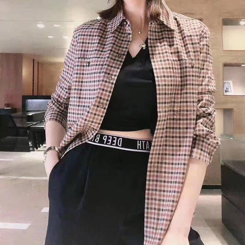 新颖阿玛施旗舰店官网2020秋衬衫 新颖阿玛施正衬衫