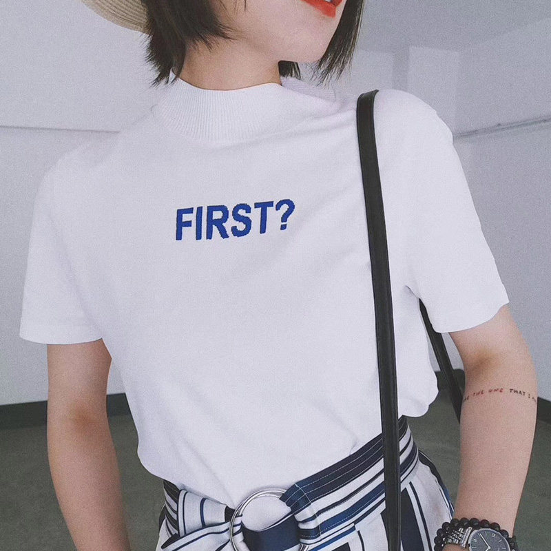 新颖阿玛施正旗舰店官网2020春新款 新颖阿玛施正T恤