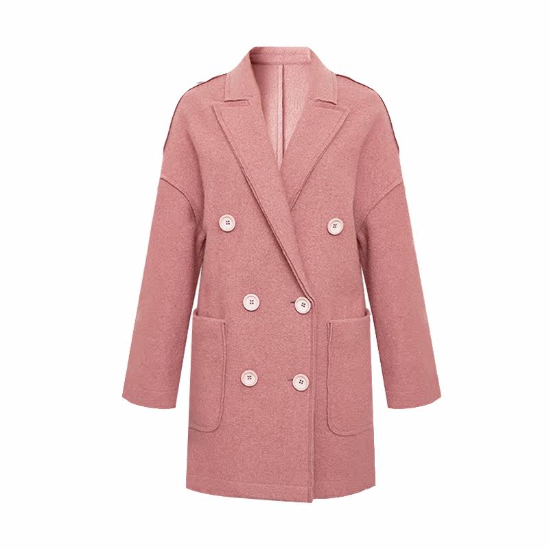 新颖阿玛施旗舰店官网2020毛呢大衣 新颖阿玛施正毛呢外套