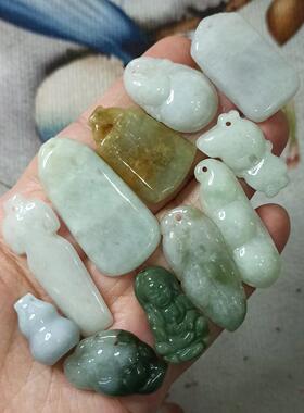 天然翡翠特色杂件如意福瓜
