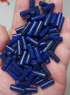 散珠配件DIY手作材料青金石桶珠