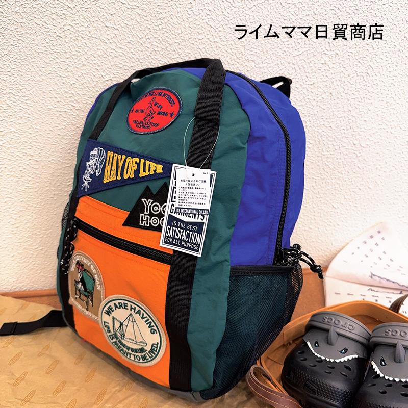 儿童书包男女新款学生护脊ins风小众日系D轻便冷门撞色双肩包防水 - 图0