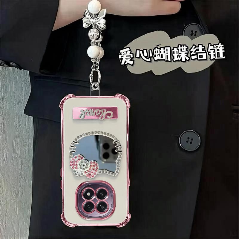 OPPOA5 mobile phone case pink KT cat mirror