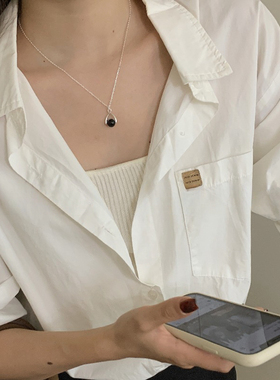 925纯银蛇骨链女气质简约项链