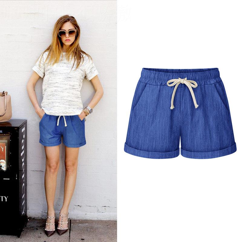 Cotton and hemp shorts women's summer thin casual pants - 图2