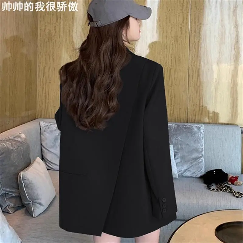 Gray Blazer for Women 灰色西装外套女 - 图0
