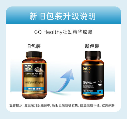 GO Healthy高之源牡蛎精华胶囊生蚝促睾补锌剂男性三瓶装官方正品 - 图3