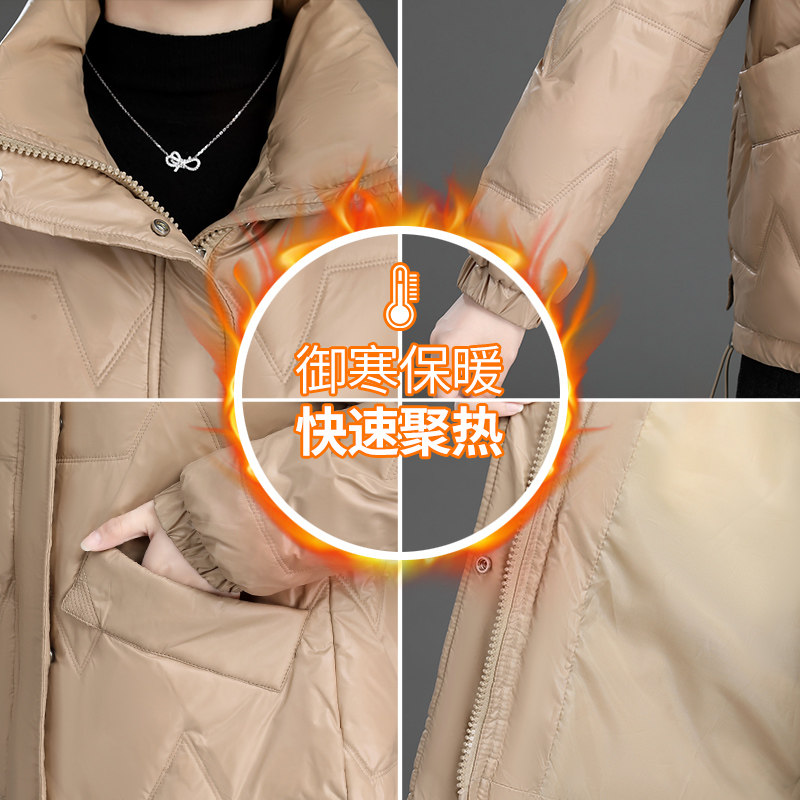 中年短款洋气中老年人女装羽绒服 六顺鸟中老年女装