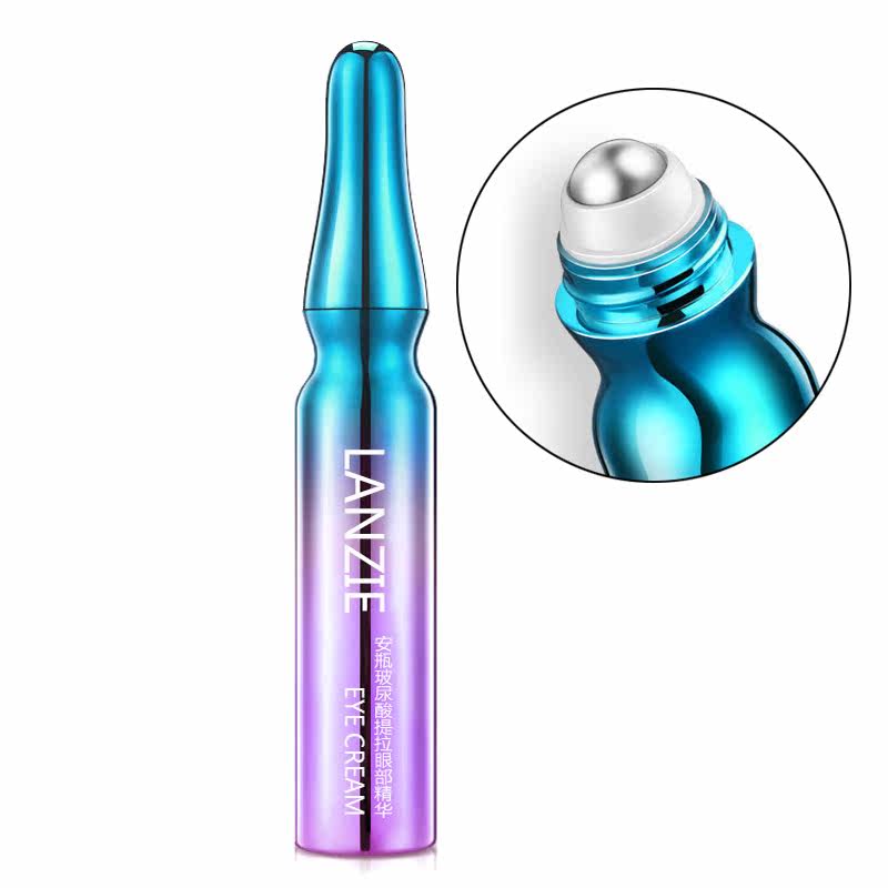 兰芝宜滚珠按摩玻尿酸提拉紧致眼霜 lanzie兰芝宜眼部精华