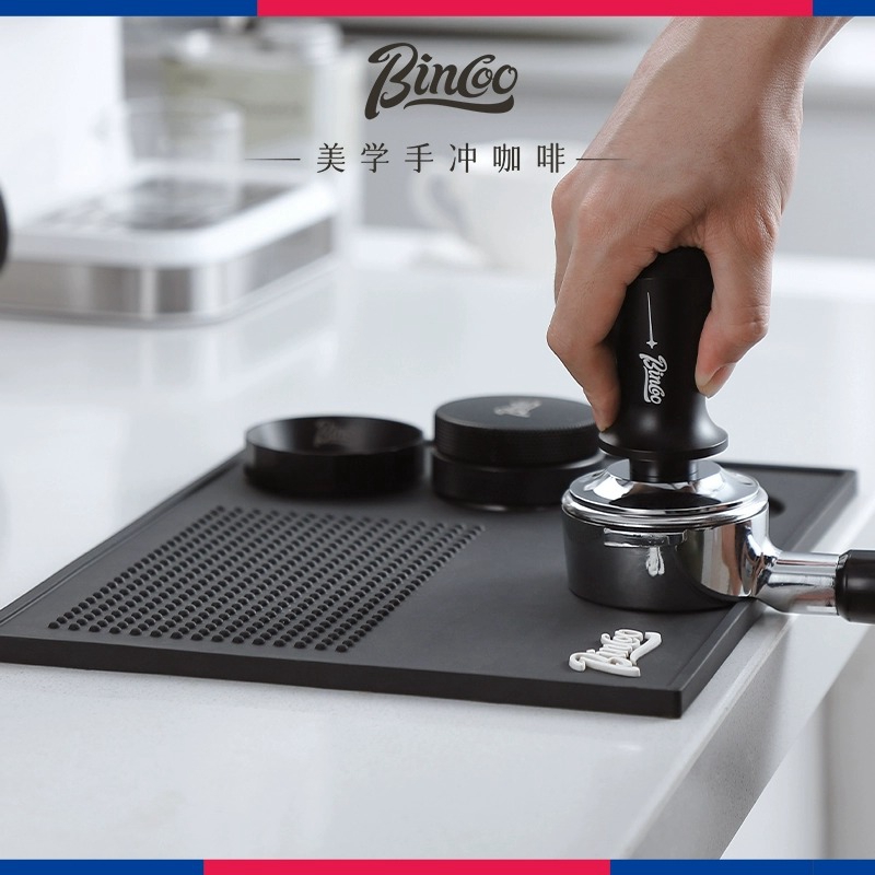 bincoo多功能咖啡台面垫全套工具收纳垫防滑沥水垫压粉器套装-图0