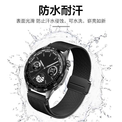 适用三星Galaxy watch 8classic手表带7/FE米兰双磁吸ultra腕表带watch5pro运动智能男士腕带女生表链不锈钢 - 图1