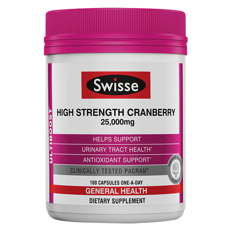 澳洲swisse蔓越莓90粒+10呵护胶囊 博润海外蔓越莓
