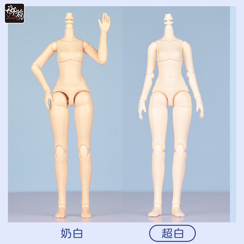 YMY ob22素体娃娃女体OB24奶白肌肤 bjd可动人偶 blythe小布玩偶 - 图2