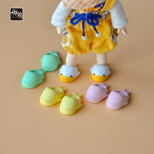 YMY素体娃娃鞋ob11粘土人偶手办bjd12分娃鞋小布blythe鞋子可爱鞋 - 图0